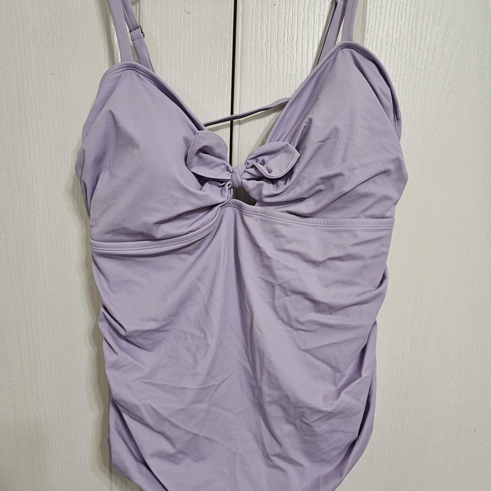 Time and Tru Lilac Swimwear